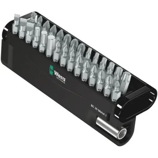 Wera Impact Bit Set 30 Pieces, Hexagon, Phillips, Pozidriv, Slotted, Torx - 05057434001 product image