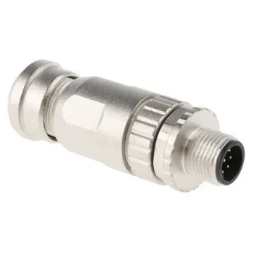 HARTING Circular Connector, 8 Contacts, Cable Mount, M12 Connector, Plug, Male, IP67 - 21033291801 product image