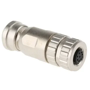 HARTING Circular Connector, 8 Contacts, Cable Mount, M12 Connector, Socket, Female, IP67 - 21033292801 product image