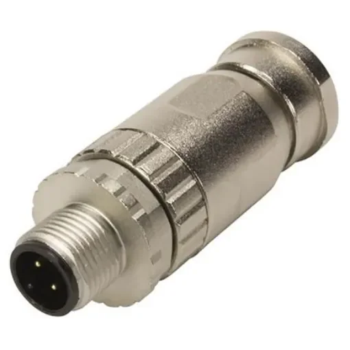 HARTING Circular Connector, 5 Contacts, Cable Mount, M12 Connector, Plug, Male, IP67 - 21033491501 product image