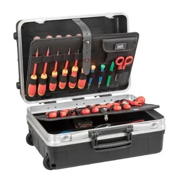 GT Line Aluminium Tool Case 2 Wheels, 453 x 197 x 332mm - REVO21 WH PEL product image