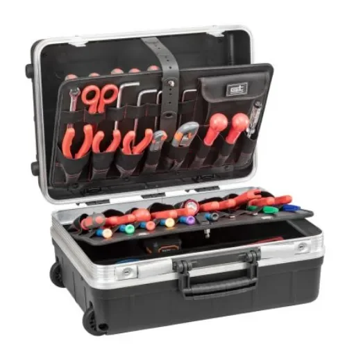 GT Line Aluminium Tool Case 2 Wheels, 453 x 197 x 332mm - REVO21 WH PTS product image