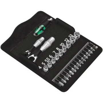 Wera Driver Bit Set 27 Pieces, Hex, Hex-Plus, Phillips, Pozidriv, Square, Torx - 05135918001 product image