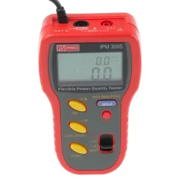 RS PRO IPM3005 Power Quality Analyser, 3000A Max, 600V Max - 1232200 product image