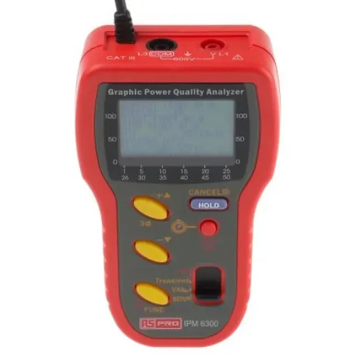 RS PRO IPM6300 Power Quality Analyser, 3000A Max, 600V Max - 1232201 product image