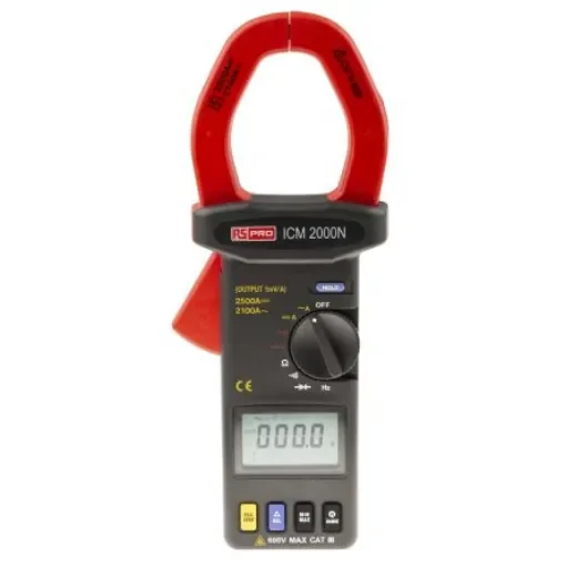RS PRO ICM2000N Clamp Meter, 2500A dc, Max Current 2100A ac CAT III 600 V - 1232206 product image