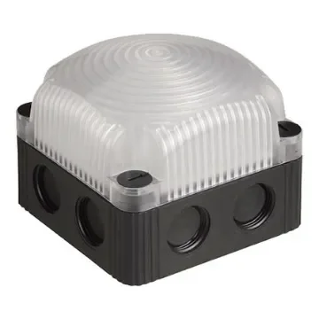 Werma BWM 853 Series Clear Steady Beacon, 230 V ac, Base Mount, LED Bulb, IP66, IP67 - 853.480.60 product image