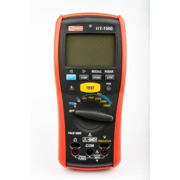RS PRO IIT1500 Insulation Tester, 50V Min, 1000V Max, 20GO Max, CAT IV - 1233220 product image