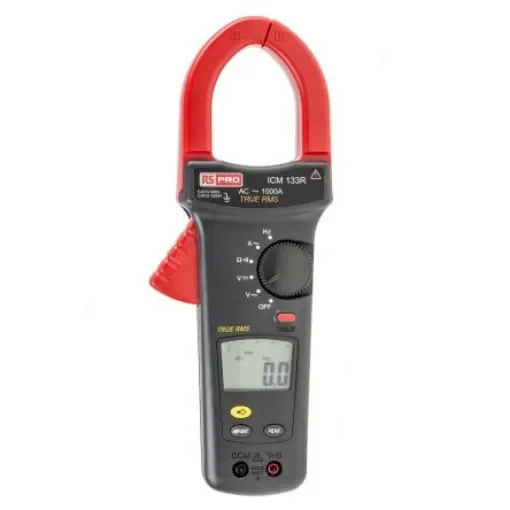 RS PRO ICM133R Clamp Meter, Max Current 1000A ac CAT III 1000 V, CAT IV 600 V - 1233225 product image