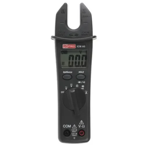 RS PRO ICMA5 Clamp Meter, Max Current 200A ac CAT III 1000 V, CAT IV 600 V - 1233232 product image