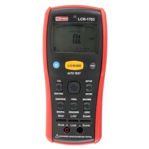 RS PRO LCR-1703 Handheld LCR Meter 20mF, 200 MO, 20000H - 1233254 product image
