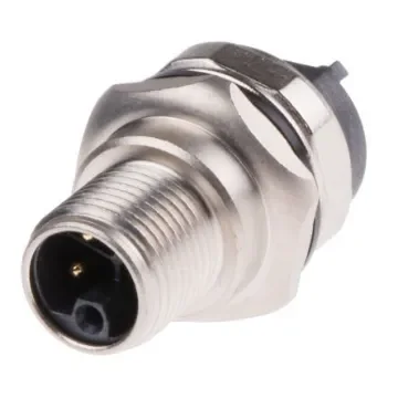 HARTING Circular Connector, 5 Contacts, PCB Mount, M12 Connector, Socket, Male, IP65, IP67 - 21033961531 product image