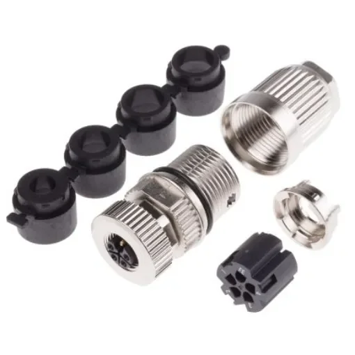 HARTING Circular Connector, 5 Contacts, Panel Mount, M12 Connector, Plug, Female, IP65, IP67 - 21032962505 product image