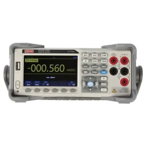 RS PRO RSDM3055 Bench Digital Multimeter, True RMS, 10A ac Max, 10A dc Max, 750V ac Max - 1236465 product image