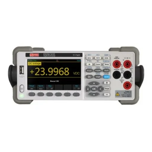 RS PRO RSDM3055A Bench Digital Multimeter, True RMS, 10A ac Max, 10A dc Max, 750V ac Max - 1236466 product image