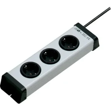 Bodo Ehmann Type F - German Schuko 3 Gang Power Distribution Unit, 1.5m Cable, 16A, 250 V ac - 0200X00032301 product image