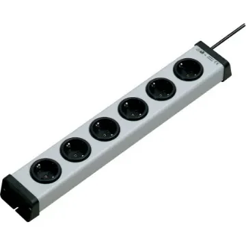 Bodo Ehmann Type F - German Schuko 6 Gang Power Distribution Unit, 1.5m Cable, 16A, 250 V ac - 0200X00062301 product image