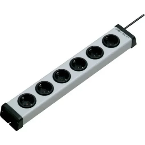 Bodo Ehmann Type F - German Schuko 6 Gang Power Distribution Unit, 1.5m Cable, 16A, 250 V ac - 0200X00062301 product image