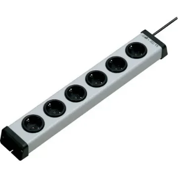 Bodo Ehmann Type F - German Schuko 6 Gang Power Distribution Unit, 3m Cable, 16A, 250 V ac - 0200X00062303 product image
