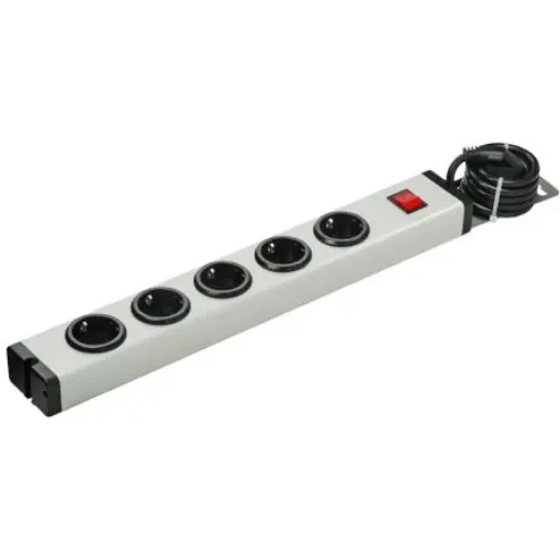 Bodo Ehmann Type F - German Schuko 5 Gang Power Distribution Unit, 1.5m Cable, 16A, 250 V ac - 0601X00052031 product image