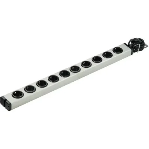 Bodo Ehmann Type F - German Schuko 10 Gang Power Distribution Unit, 1.5m Cable, 16A, 250 V ac - 0600X00102031 product image