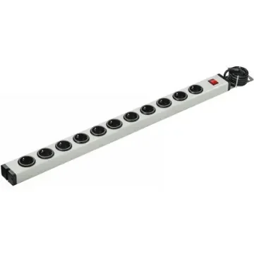 Bodo Ehmann Type F - German Schuko 11 Gang Power Distribution Unit, 1.5m Cable, 16A, 250 V ac - 0601X00112031 product image
