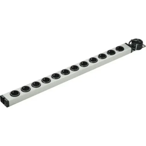 Bodo Ehmann Type F - German Schuko 12 Gang Power Distribution Unit, 1.5m Cable, 16A, 250 V ac - 0600X00122031 product image
