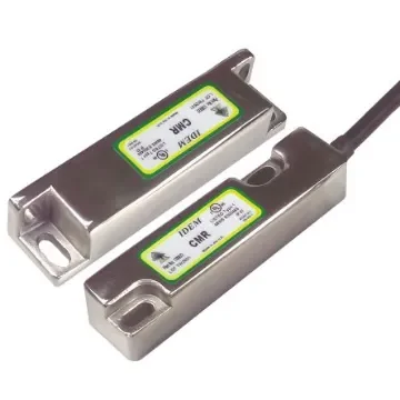IDEM CMR Series Magnetic Non-Contact Safety Switch, 250V ac, 316 Stainless Steel Housing, 2NC, 2m Cable - 138021 product image