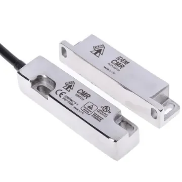IDEM CMR Series Magnetic Non-Contact Safety Switch, 250V ac, 316 Stainless Steel Housing, 2NC, 5m Cable - 138022 product image