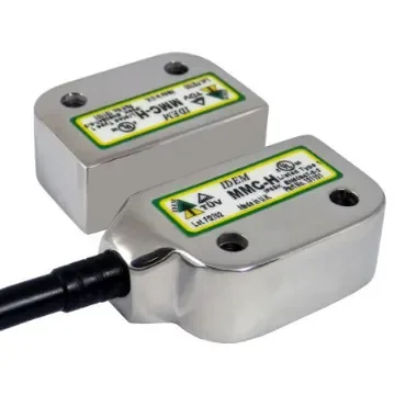 IDEM MMC-H Series Magnetic Non-Contact Safety Switch, 24V dc, 316 Stainless Steel Housing, 2NC, 2m Cable - 131117 product image