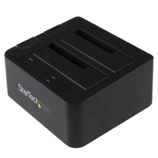 StarTech.com USB 3.1 Gen 2 Hard Drive Docking Station for 2 Drives SATA Hard Drive 2.5 x 3.5in - SDOCK2U313 product image