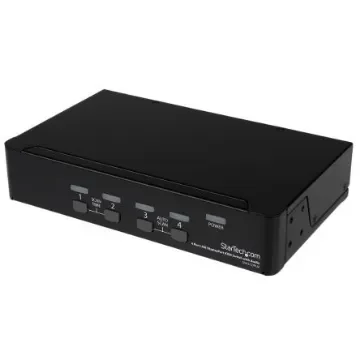 StarTech.com 4 Port USB DisplayPort KVM Switch, 3.5 mm Stereo 2560 x 1600 Maximum Resolution - SV431DPUA product image