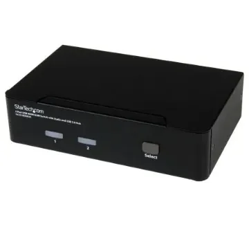 StarTech.com 2 Port USB HDMI KVM Switch, HDMI 1920 x 1200 Maximum Resolution - SV231HDMIUA product image