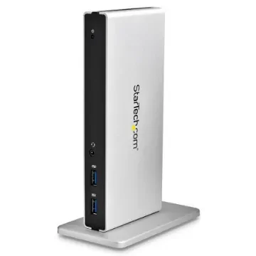 StarTech.com Dual Monitor USB 3.0 Docking Station with DVI, HDMI, VGA - 5 x USB ports, USB A, USB B - USB3SDOCKDD product image