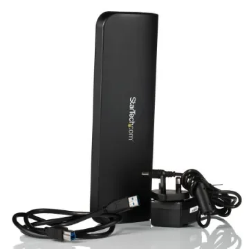StarTech.com Dual Monitor USB 3.0 Docking Station with DVI, HDMI, VGA - 3 x USB ports, USB A, USB B - USB3SDOCKHDV product image