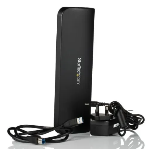 StarTech.com Dual Monitor USB 3.0 Docking Station with DVI, HDMI, VGA - 3 x USB ports, USB A, USB B - USB3SDOCKHDV product image
