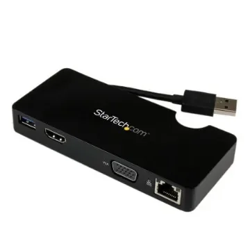 StarTech.com USB 3.0 Docking Station with HDMI, VGA - 1 x USB ports, USB A - USB3SMDOCKHV product image