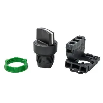 Schneider Electric Knob Selector Switch - (SPST) 22mm Cutout Diameter 2 Positions - XB5AD41 product image