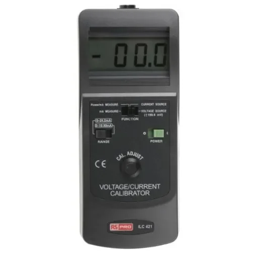 RS PRO CC421-G Current & Voltage Calibrator, Max Voltage +199.9mV dc, Max Current 24mA - 1238769 product image