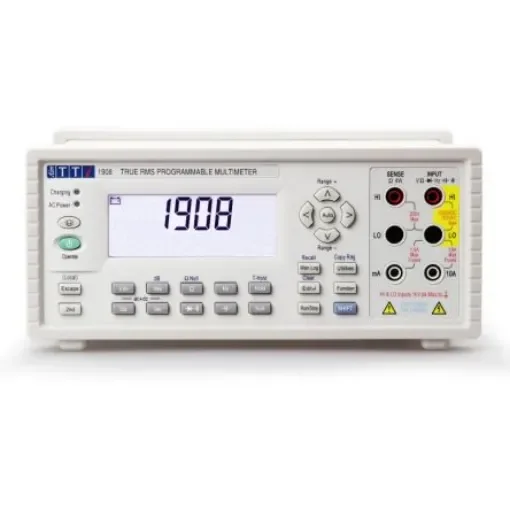 Aim-TTi 1908 Bench Digital Multimeter, True RMS, 10A ac Max, 10A dc Max, 1000V ac Max product image