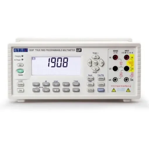 Aim-TTi 1908P Bench Digital Multimeter, True RMS, 10A ac Max, 10A dc Max, 1000V ac Max product image