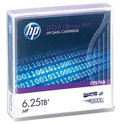 Hewlett Packard 6.25 TB LTO-6 Tape Cartridge - C7976A product image