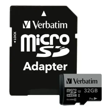 Verbatim 32 GB MicroSDHC Micro SD Card, Class 10, UHS-1 U3 - 47041 product image