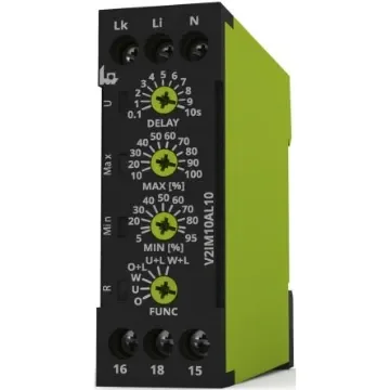 Tele Current Monitoring Relay, 1 Phase, SPDT, DIN Rail - V2IM10AL10 product image