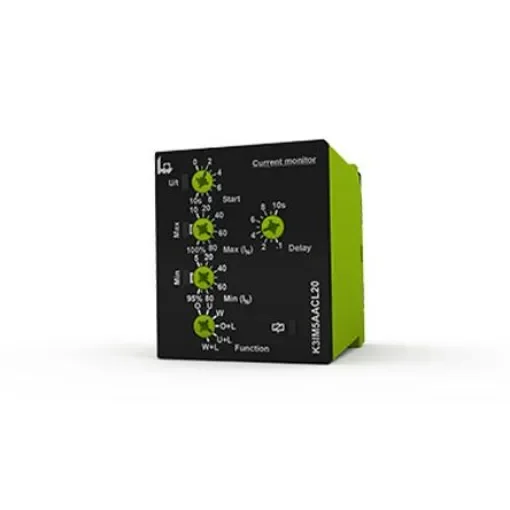 Tele Current Monitoring Relay, 1 Phase, DPDT, DIN Rail - K3IM5AACL20 230VAC product image
