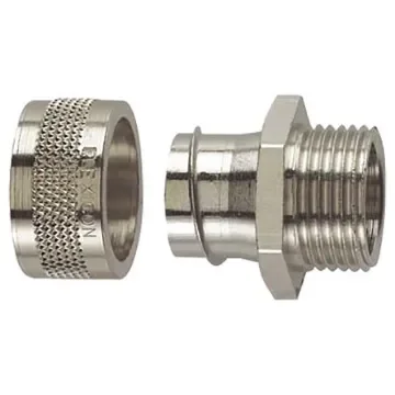Flexicon Fixed External Thread Fitting, Conduit Fitting, 75mm Nominal Size, M75, Brass IP54 rating - FSU75-M75-M product image