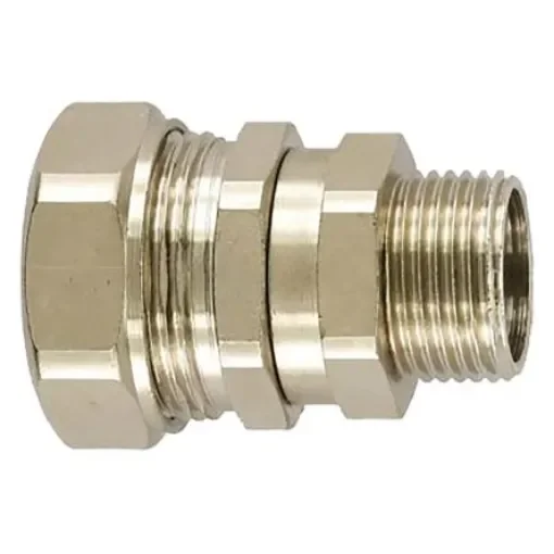 Flexicon Swivel, Conduit Fitting, 32mm Nominal Size, M32, Brass IP65 rating - FSU32-M32-CSS product image