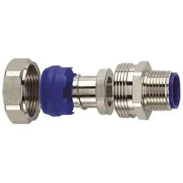 Flexicon External Thread Fitting, Conduit Fitting, 16mm Nominal Size, M16, 316 Stainless Steel IP66, IP67, IP68, IP69K - LTP16-M16-CSS product image