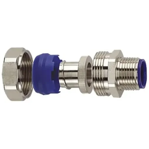 Flexicon External Thread Fitting, Conduit Fitting, 25mm Nominal Size, M25, 316 Stainless Steel IP66, IP67, IP68, IP69K - LTP25-M25-CSS product image