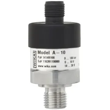 WIKA A-10 Series Pressure Sensor, 0bar Min, 400bar Max, Analogue Output - 46879245 product image